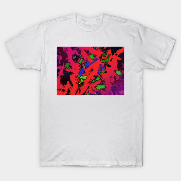 Shredded reflections T-Shirt by Keith Mills